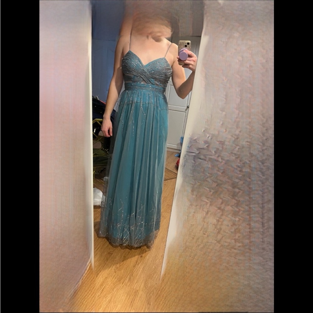 Sparkly Teal Prom Dress size 3